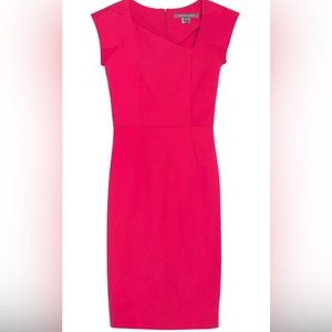 NWT French Connection Dress- Lulu Stretch -Size 6-Fuchsia color